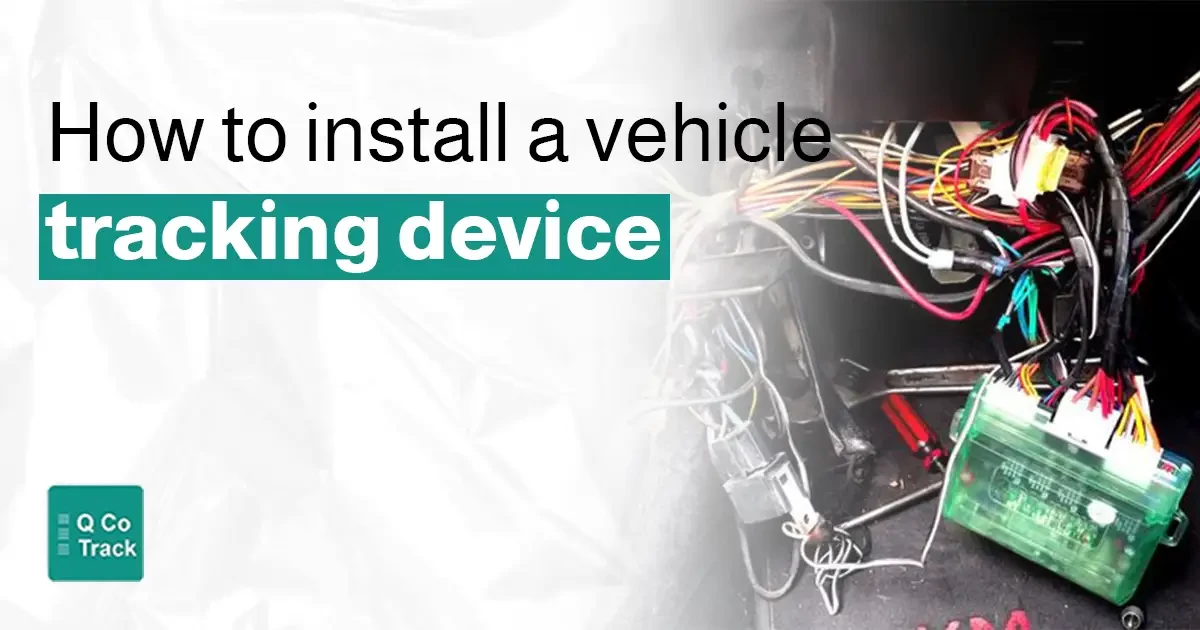 Installing a car tracking device