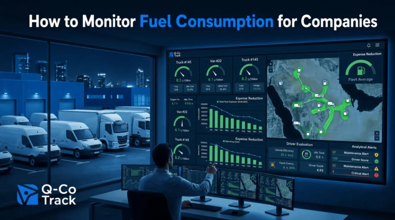 fuel consumption monitoring for company fleets