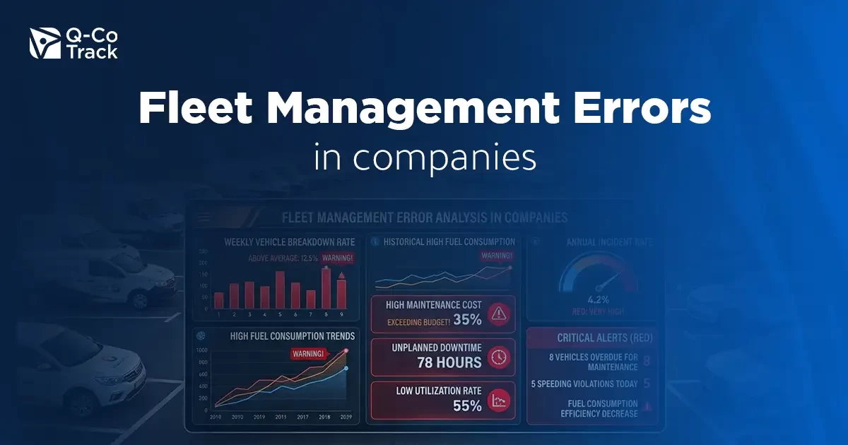 Vehicle fleet management errors