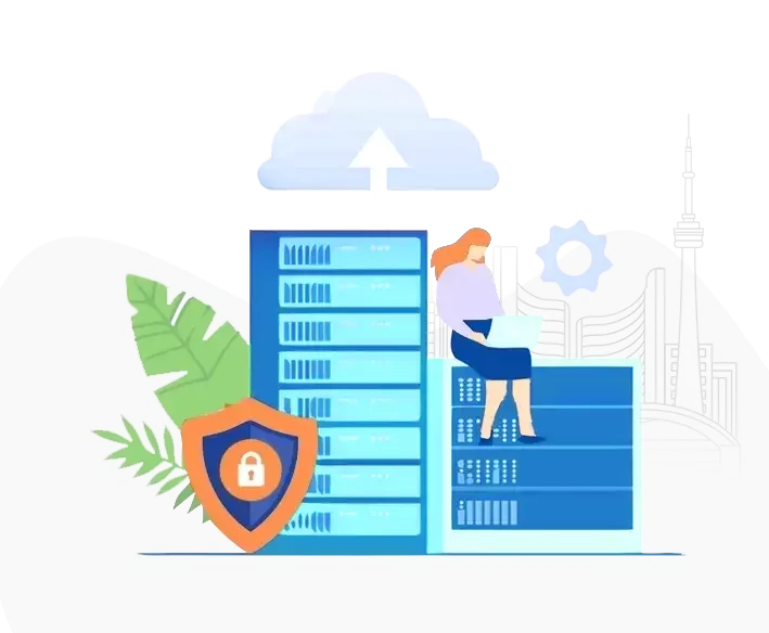خوادم تامين البيانات في تتبع السيارات